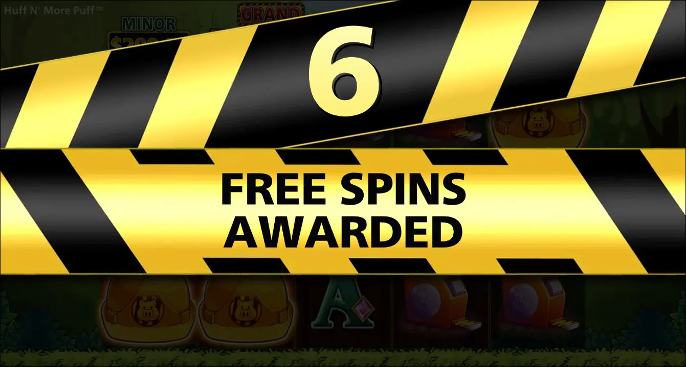 Huff N Puff Slot Game Interface